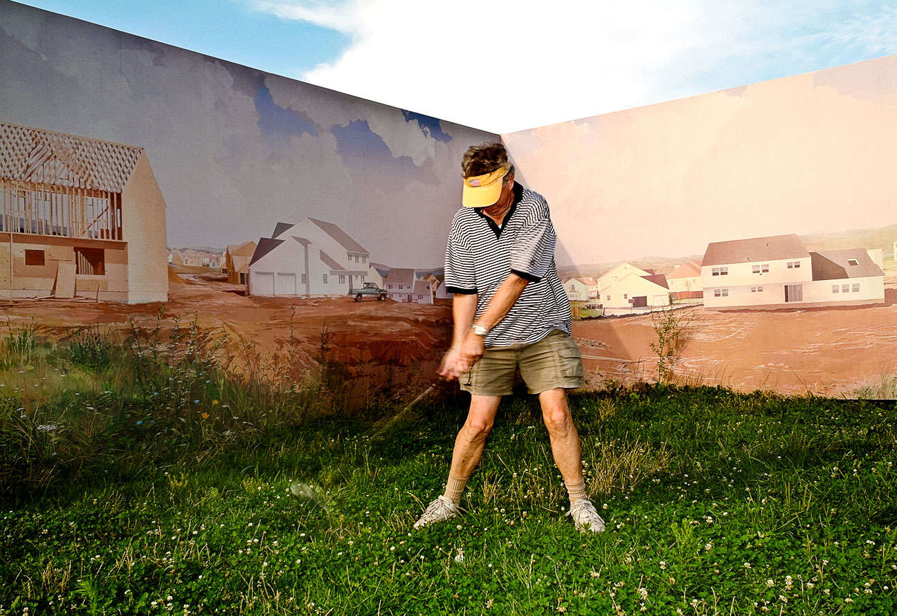Suburban Golf, available for stock. : On The Road : New York City portrait photographer