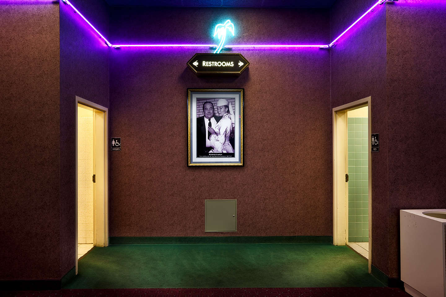 Restroom area Tropicana Hotel, Las Vegas, Nevada. : On The Road : New York City portrait photographer