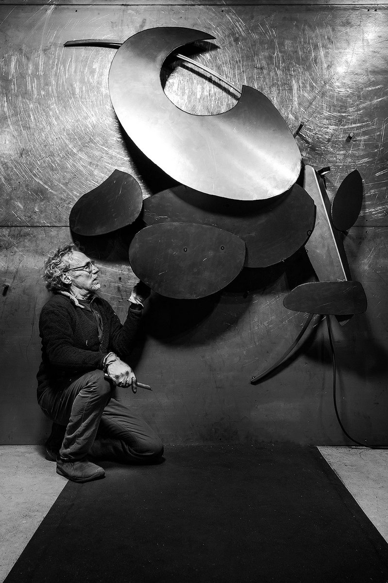 Sculpture Richard Newton ...documenting his creative process for a video about his series titled BECOMING