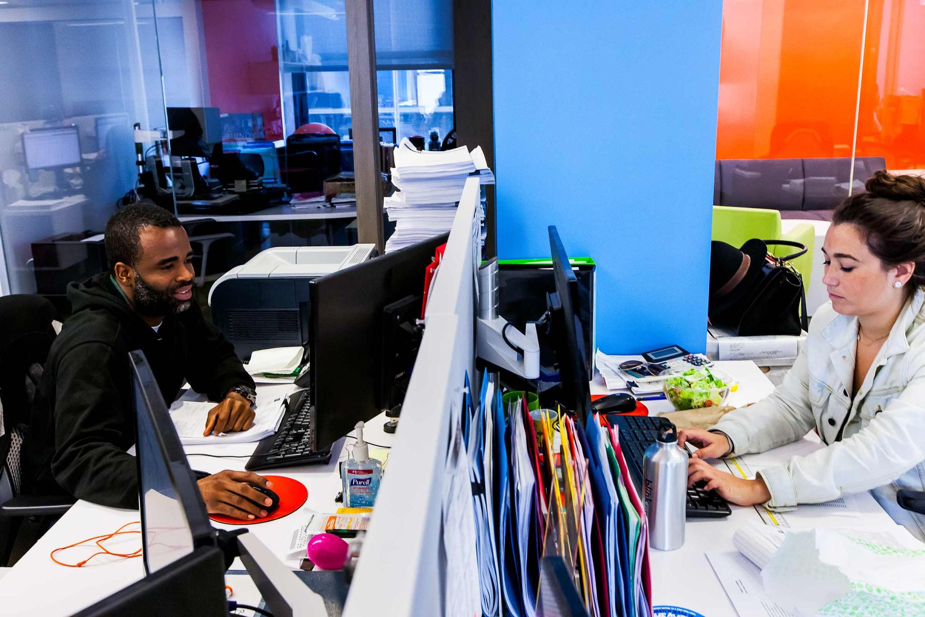 Blink Fitness NYC office - a day in the office : BLINK Fitness Corporate Office  : New York City based photographer and video specializing in portrait corporate portraits, video, editorial stories for on location and architectural photography