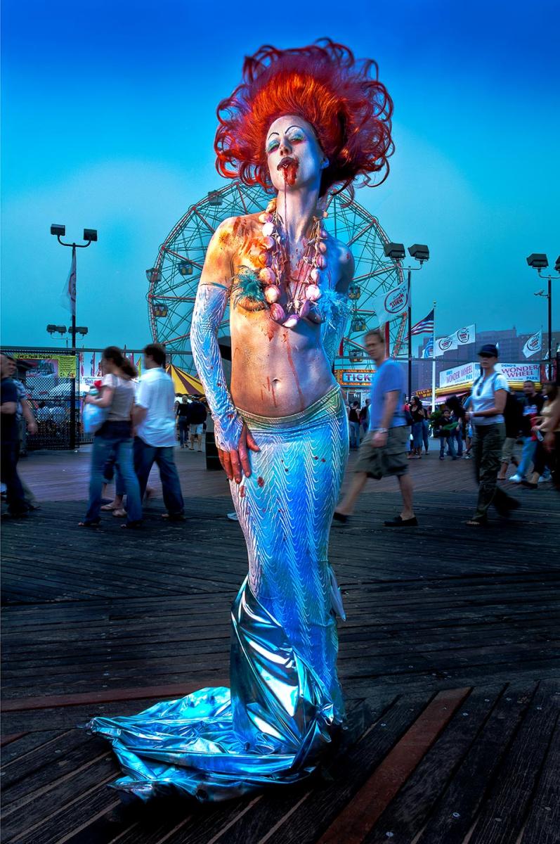 Mermaid Parade, Coney Island, Brooklyn, NY. : Portraits : New York City based photographer and video specializing in portrait corporate portraits, video, editorial stories for on location and architectural photography