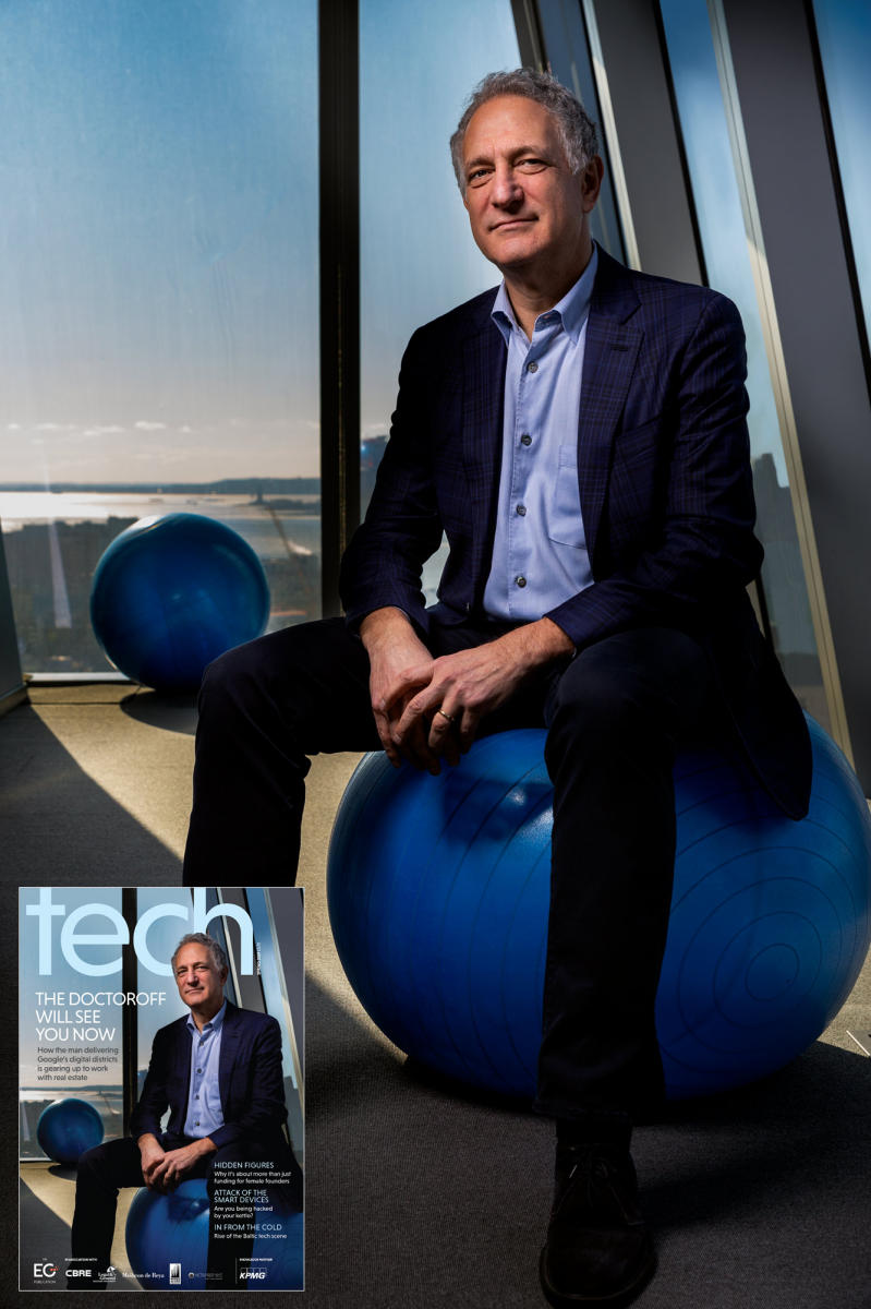 Dan Doctoroff of Sidewalk Labs for Estate Gazette - London magazine and licensed by the Harvard JFK School of Government. Photographed on location at Hudson Yards, NYC