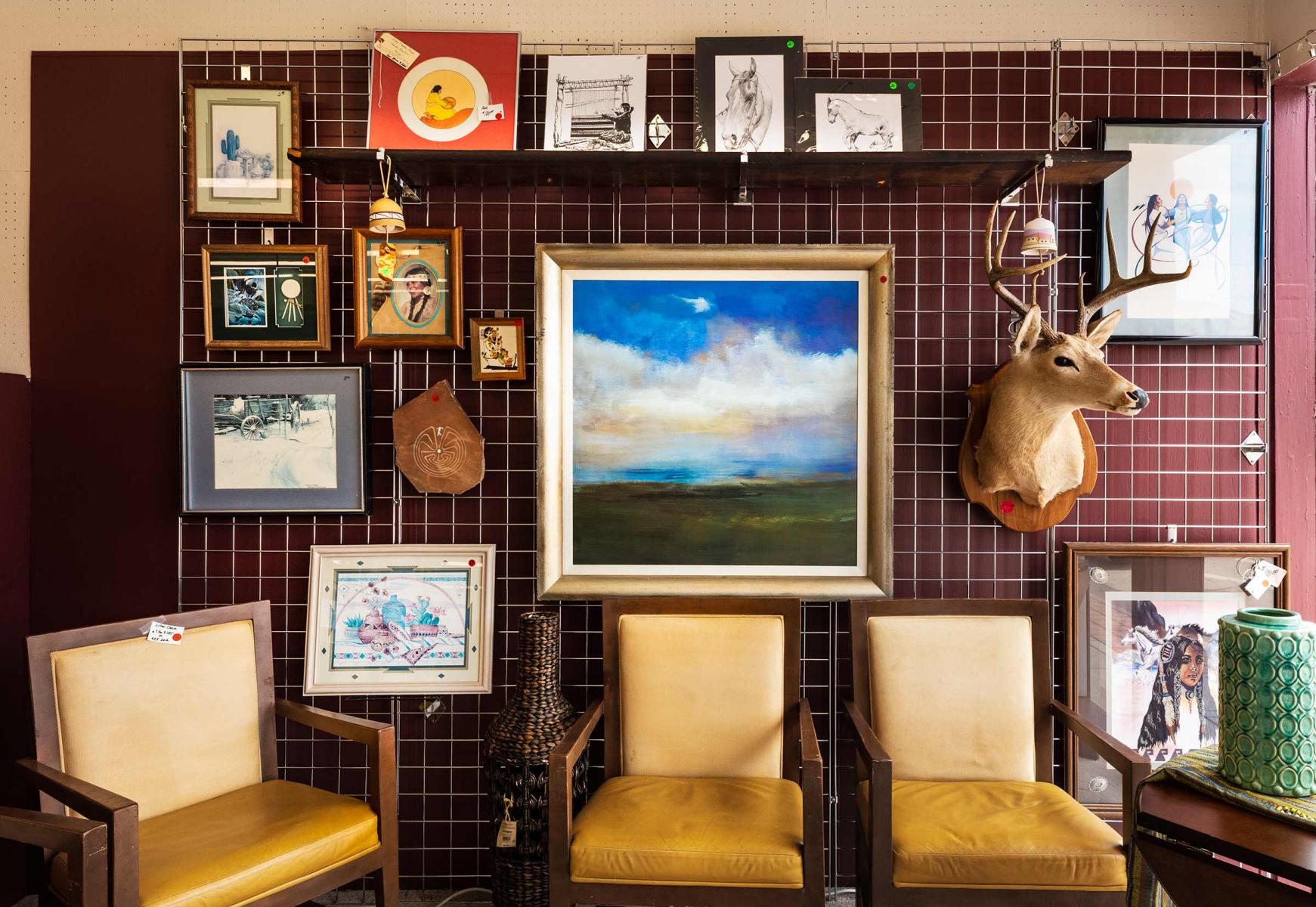Thrift shop downtown Monte Vista, Colorado. : Visiting Mom : New York City portrait photographer