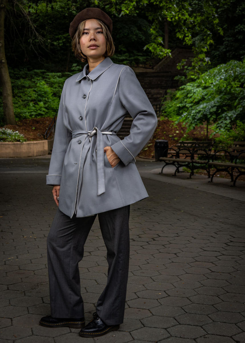 Crystal Tran - Jackie Robinson Park, New York City. At the Harlem park, various community pedestrians were photographed for the ReFashion Our Future produced by Susan Stair with sponsorship from the Howard Gilman Foundation, LMCC, NYC Cultural Affairs and the NYC Parks Dept.