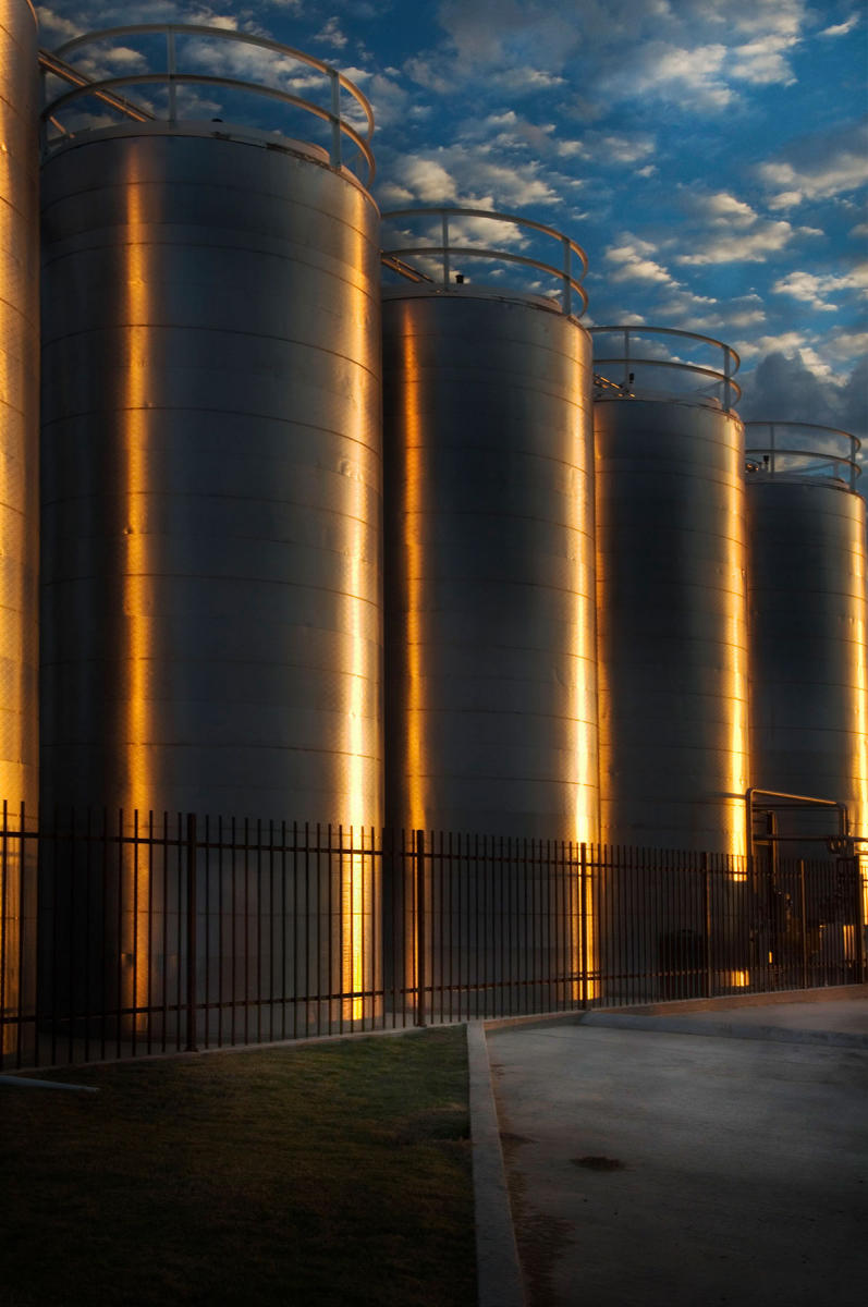Pacific Biodiesel storage tanks.