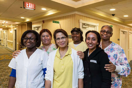 Series of portraits photographing the staff of the Oracle Health Care Center on location at the center.  The portraits have been incorporated in a video for Oradell.