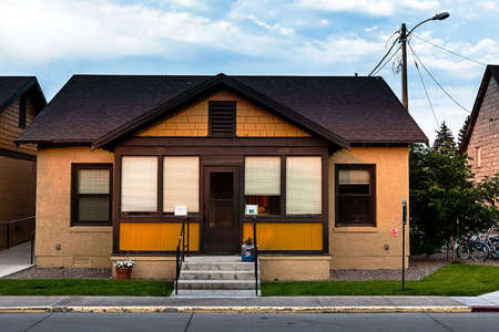 One of the homes the veterans get if they are able to live safely by themselves.  Wonderful little cottages.