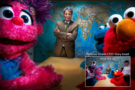 Gary Knell, CEO Sesame Street for Westchester Magazine - corporate portrait