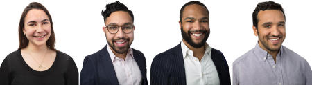 Metaprop NYC - corporate headshots photographed in the office to maximize time with over 10 employees to be photographed.