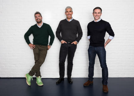 Metaprop Founders... photographed in the NYC office space.