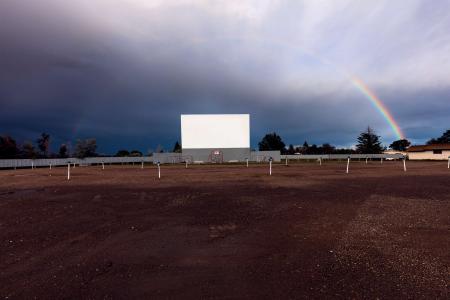 Best Western Movie Manor Star Drive Inn Theater with free rainbow 