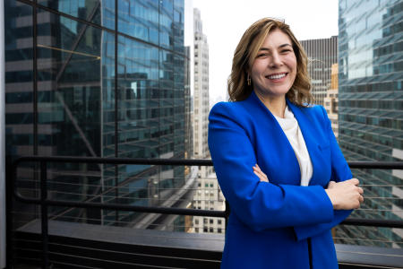 CEO Christine Addona Peña NASDAQ photographed in New York City for PEI Media, London, England